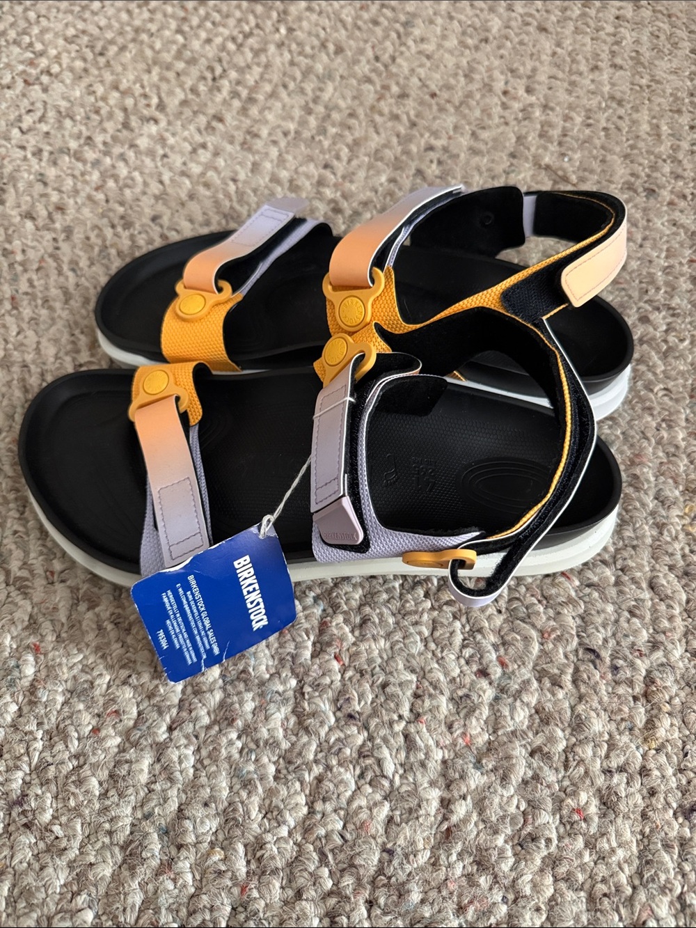 BIRKENSTOCK KALAHARI BIRKO-FLOR SANDAL Purple Fog- Size 41 (Ladies 10, Mens 8)